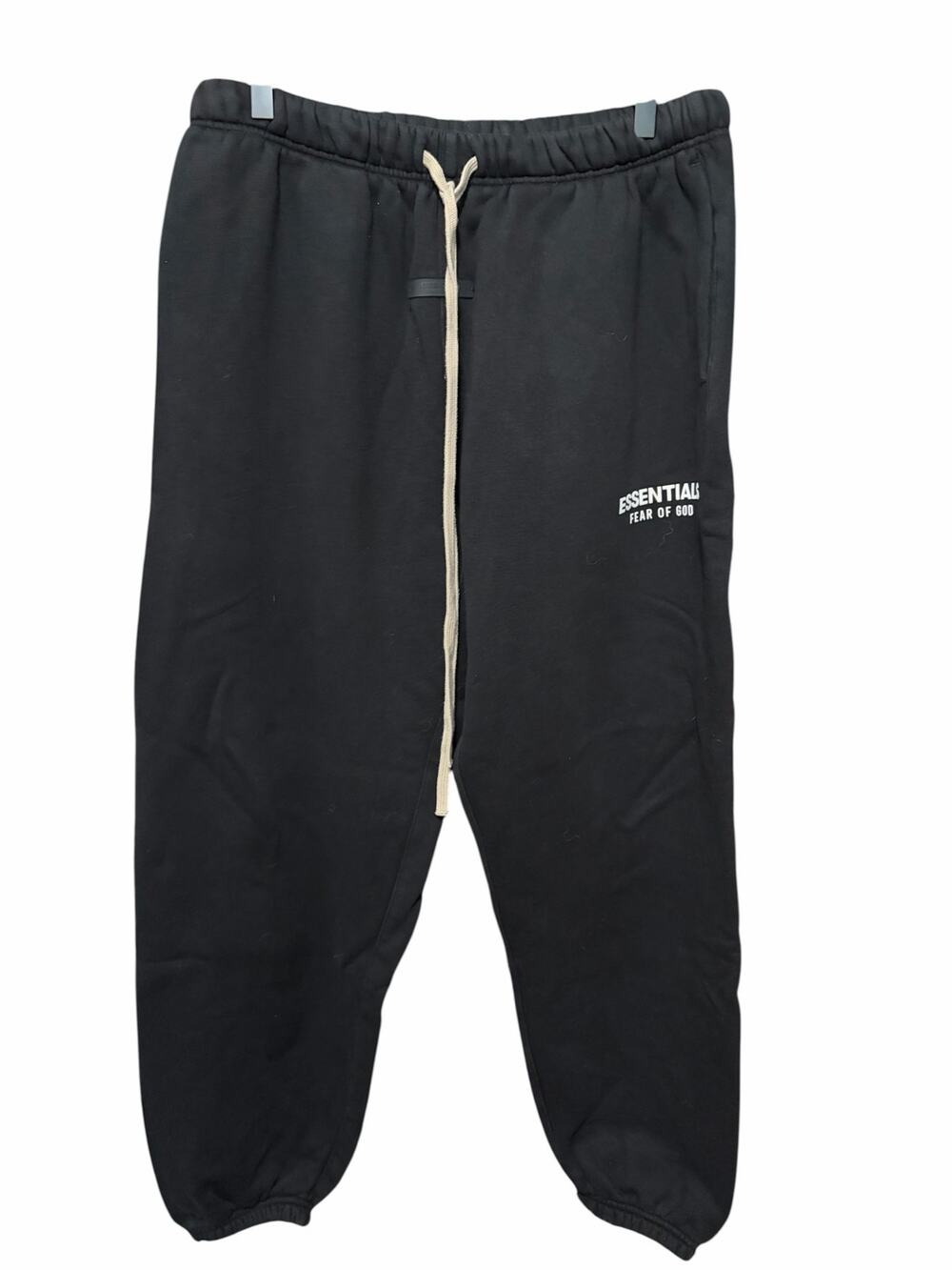 Fear of God Essentials Black Sweatpants Joggers Logo Drawstring Men’s Size M